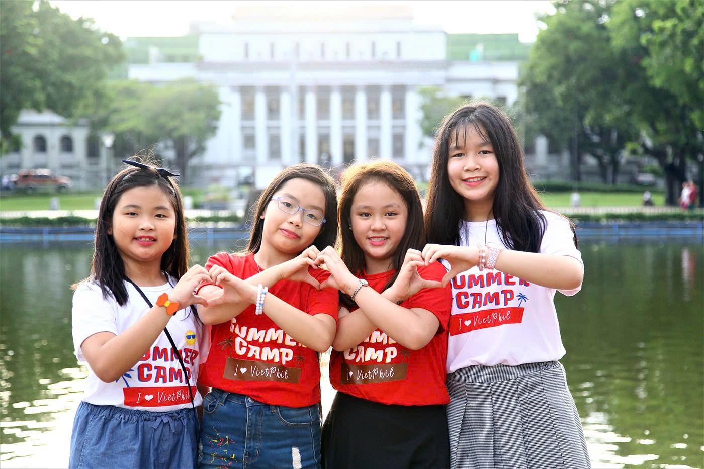 Học sinh VietPhil Camp tham gia hoạt động trại hè