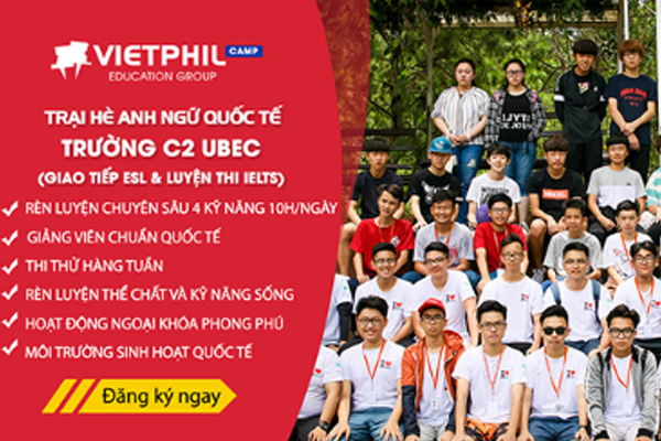 Trại hè anh ngữ quốc tế trường C2 UBEC