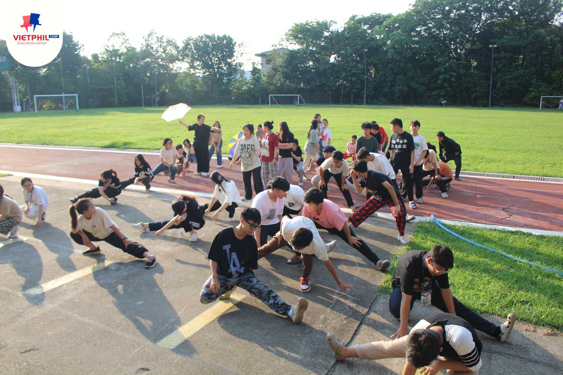 văn hóa hóa thể dục thể thao tại trại hè De La Salle