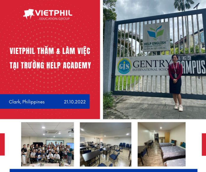 VietPhil ghé thăm trường Anh ngữ Help Academy